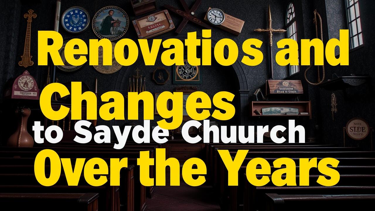 Renovations and Changes to Sayde Church Over the Years